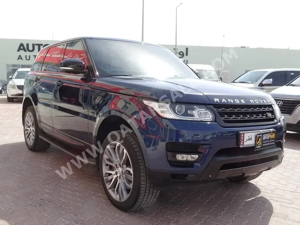  Land Rover  Range Rover  Sport  2014  Automatic  82,000 Km  8 Cylinder  Four Wheel Drive (4WD)  SUV  Dark Blue  With Warranty