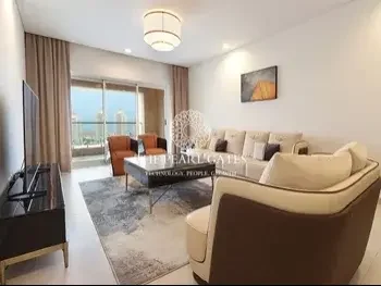 1 Bedrooms  Apartment  For Rent  in Doha -  The Pearl  Fully Furnished