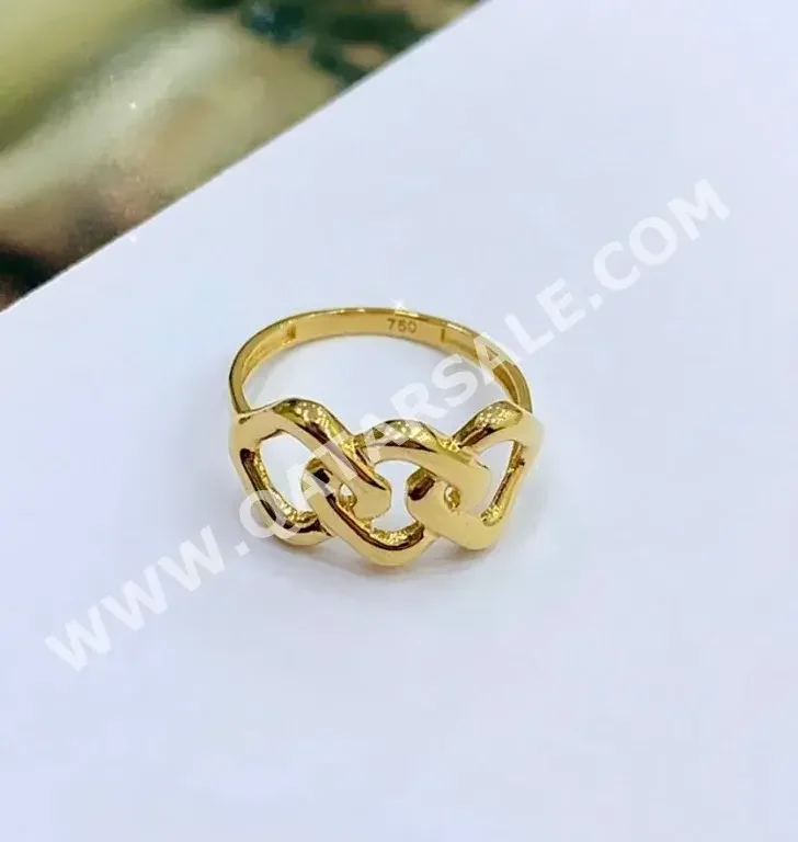 Gold Ring  Italy  Woman  By Item ( Designers )  Yellow Gold  18k