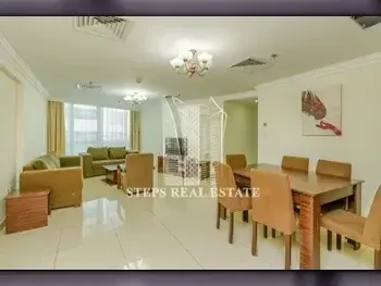 3 Bedrooms  Apartment  For Rent  in Doha -  West Bay  Fully Furnished