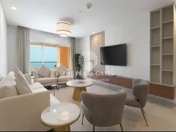 2 Bedrooms  Apartment  For Rent  in Doha -  The Pearl  Fully Furnished