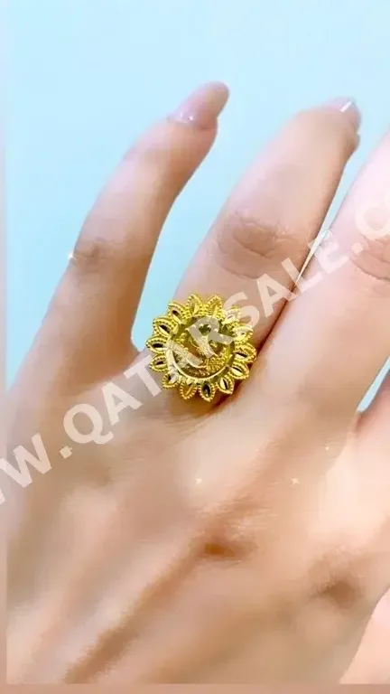 Gold Ring  Turkey  Woman  By Item ( Designers )  Yellow Gold  21k