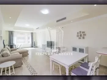 2 Bedrooms  Apartment  For Rent  in Doha -  The Pearl  Fully Furnished