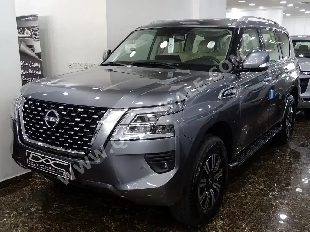 Nissan  Patrol  SE  2023  Automatic  0 Km  6 Cylinder  Four Wheel Drive (4WD)  SUV  Gray  With Warranty