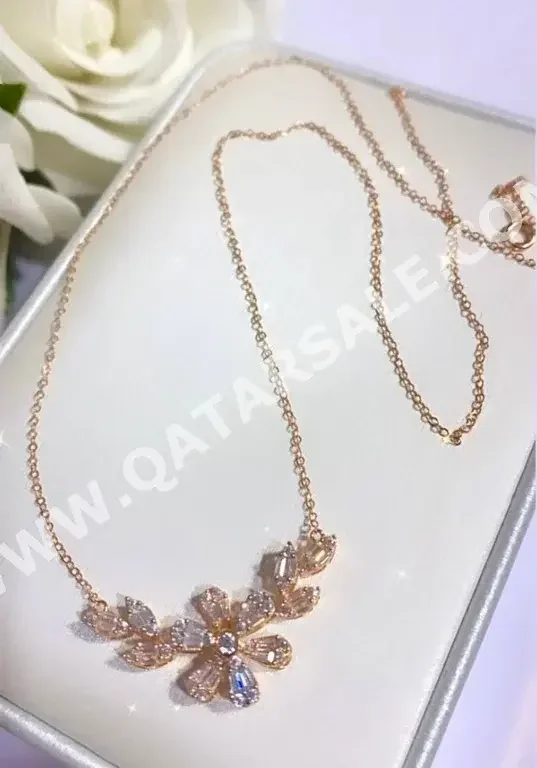 Gold Necklace  Italy  Woman  By Item ( Designers )  Rose Gold  18k