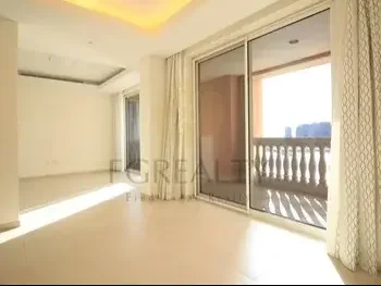 1 Bedrooms  Apartment  For Rent  in Doha -  The Pearl  Not Furnished