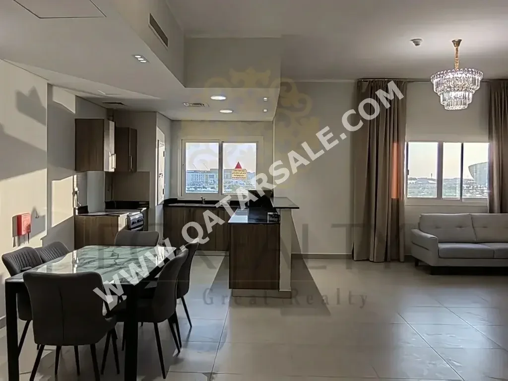 3 Bedrooms  Apartment  For Rent  in Lusail -  Fox Hills  Fully Furnished