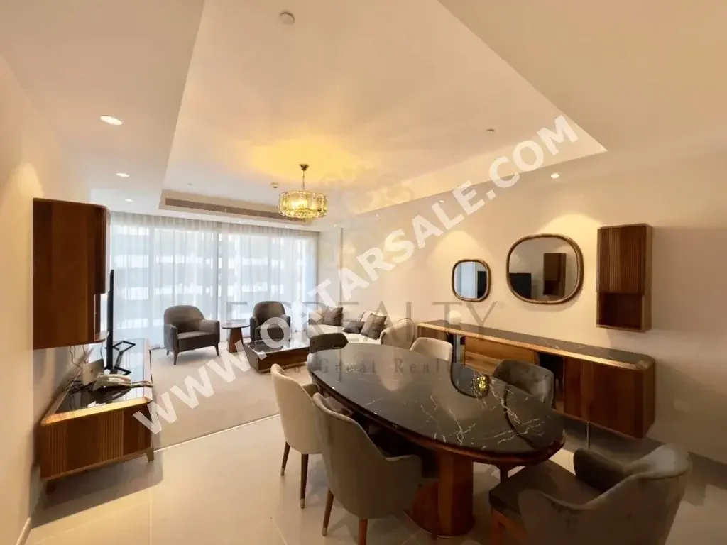 2 Bedrooms  Apartment  For Rent  in Lusail -  Entertainment City  Fully Furnished