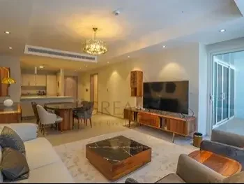 2 Bedrooms  Apartment  For Rent  in Lusail -  Entertainment City  Fully Furnished