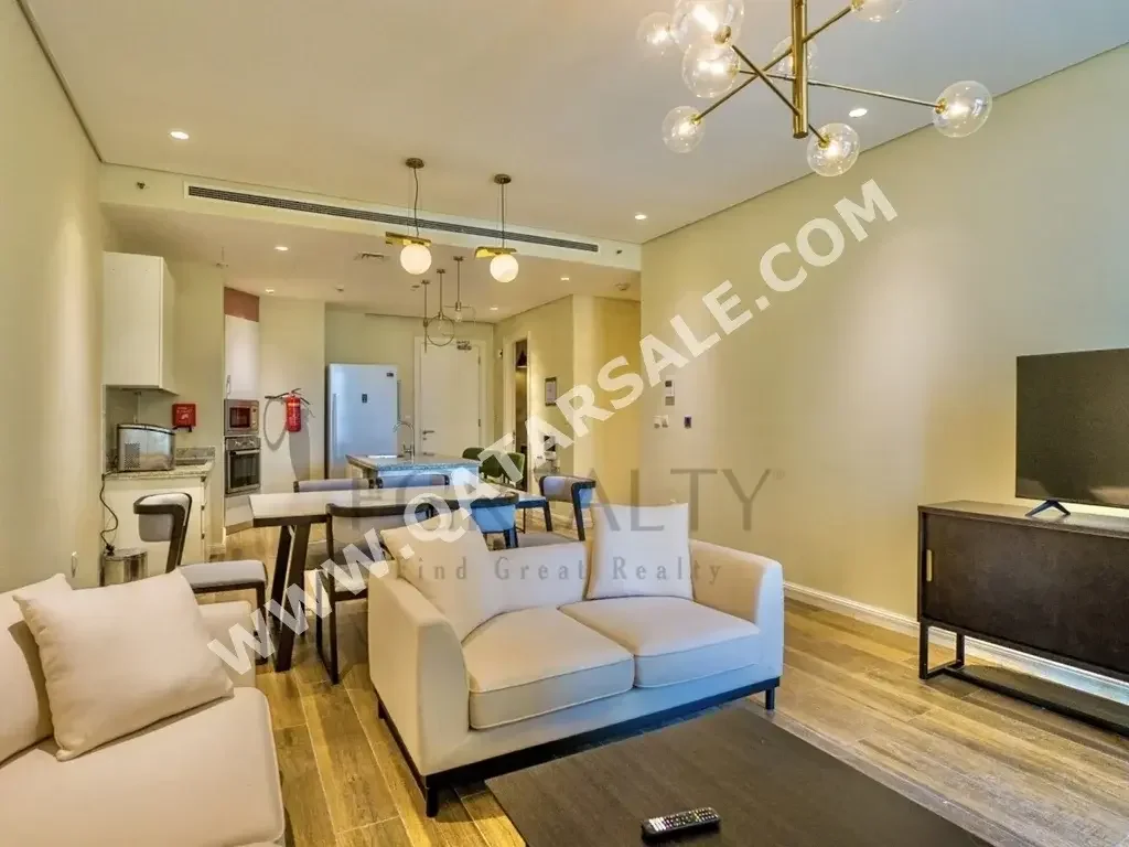 1 Bedrooms  Apartment  For Rent  in Doha -  The Pearl  Fully Furnished