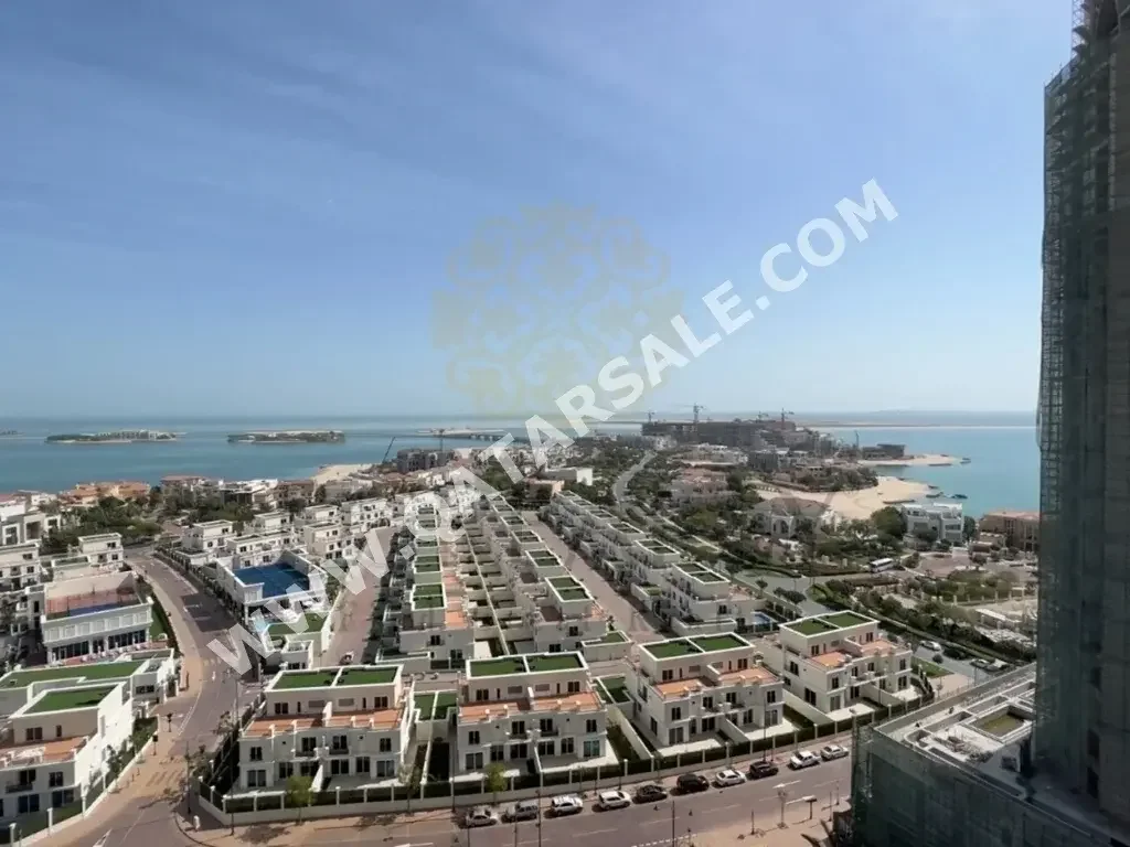 3 Bedrooms  Apartment  For Rent  in Doha -  The Pearl  Fully Furnished