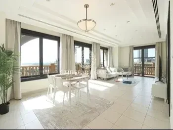 1 Bedrooms  Apartment  For Rent  in Doha -  The Pearl  Fully Furnished